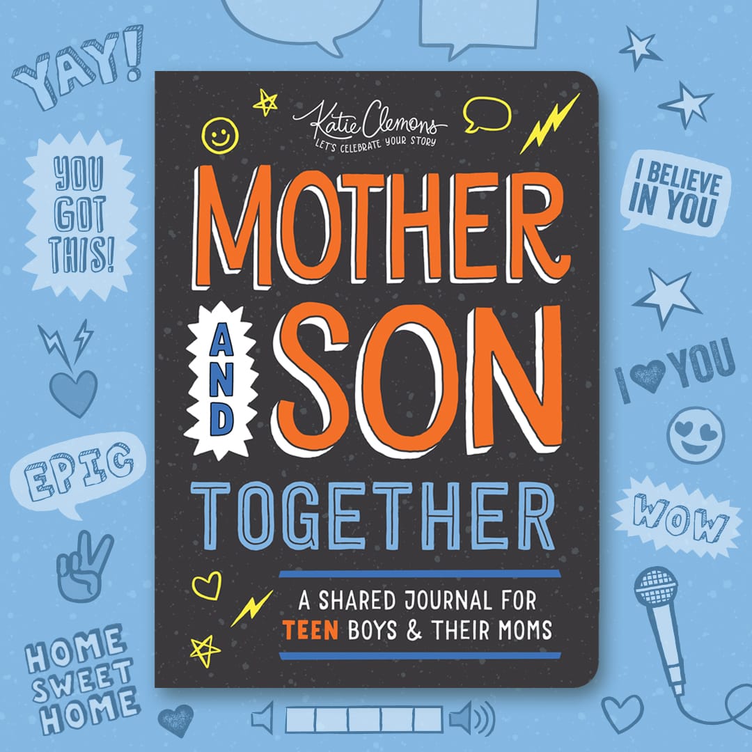 Mother and Son Together Journal Scene